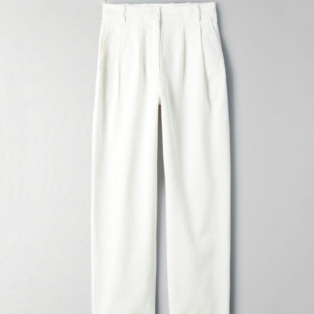Aritzia White Trousers